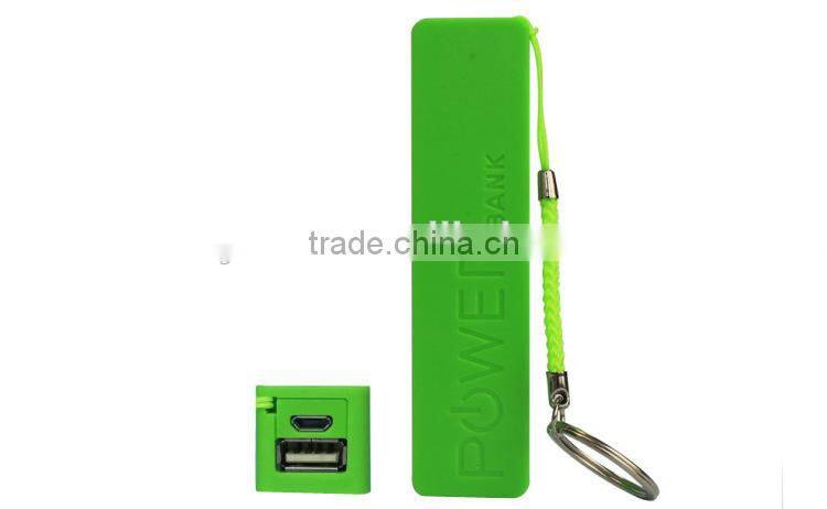 Perfume 2600mAh External Battery Pack single cell Power Bank Charger 5V 1A output for Apple