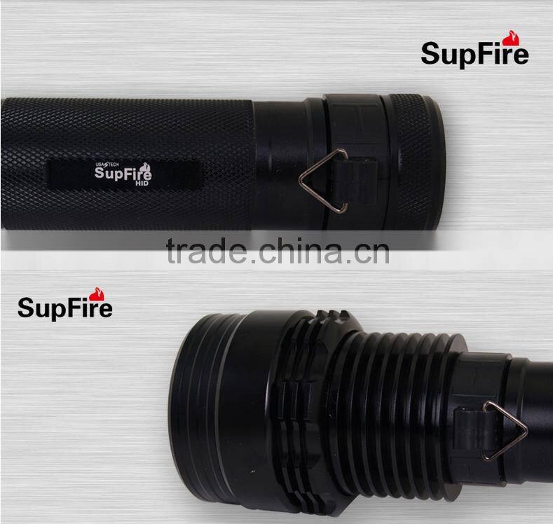 Supfire Hid searchlight flashlight,flashlight wholesale,xenon lamp