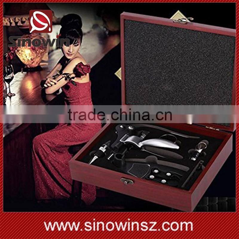 2016 Luxury Wine Opener Set with 9 Pieces Accessories for Wine Lovers