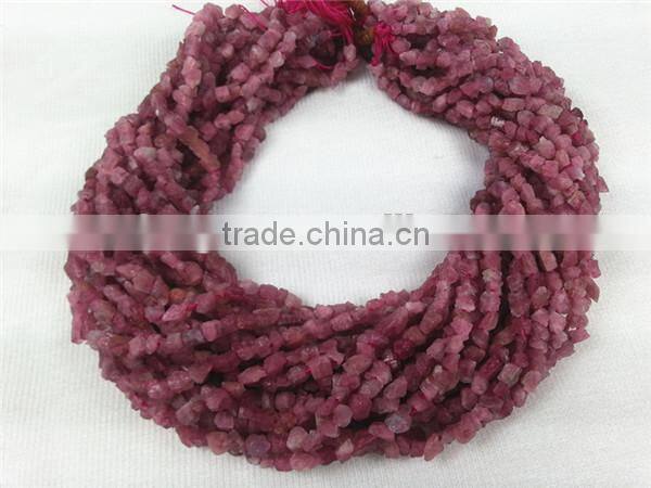 30g A grade rough pink tourmaline tumble stone, natural rough tourmaline
