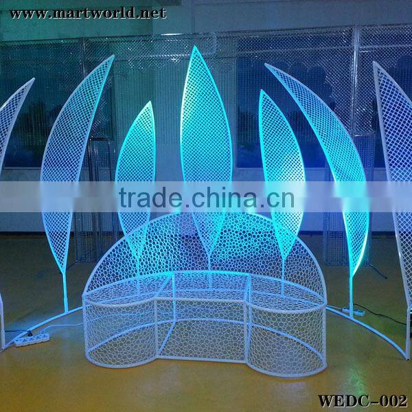 LED light wedding chair for wedding decoration party home&hotel decoration(WEDC-002)
