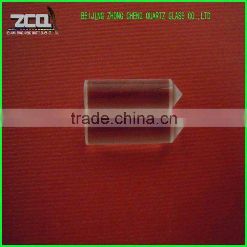 OD=5mm Polishing Quartz Glass Rods With Cone-Sharp On The End