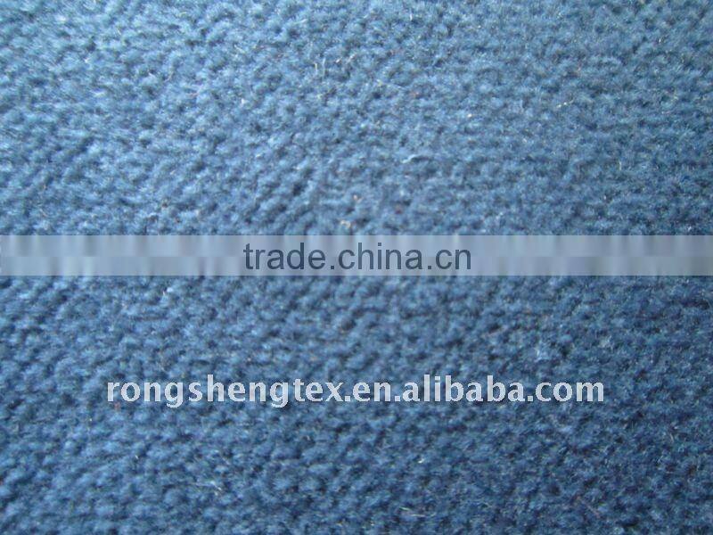 CVC stretch velour fabric free samples