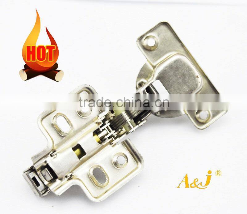 Furniture Hardware Soft Close Kitchen Cabinet Door Hinge Hydraulic Slow Shut Clip-On Plate