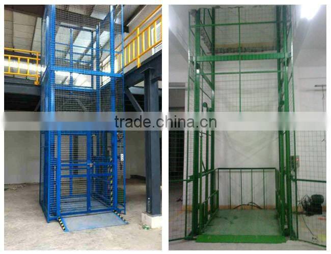 China Hydraulic Lead Rail Lift Platform Electric lift China Outdoor lift