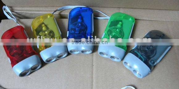 No Battery Hand Pressing Flashlight