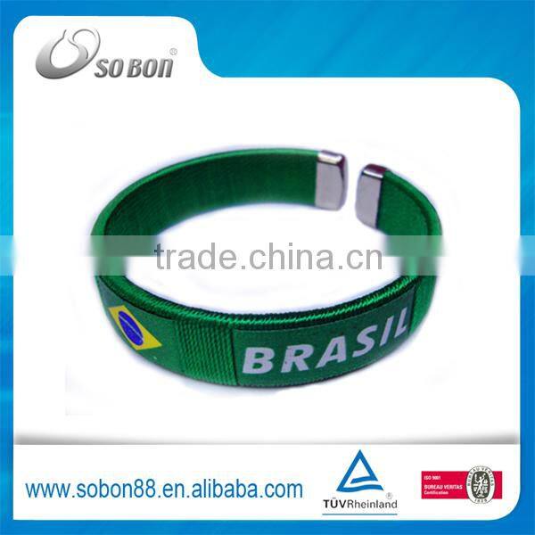 2014 brazil world cup promotion gift nylon thread bracelets