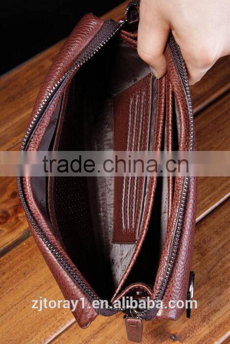 Leather Business Men Clutch Bag Handbag Briefcase
