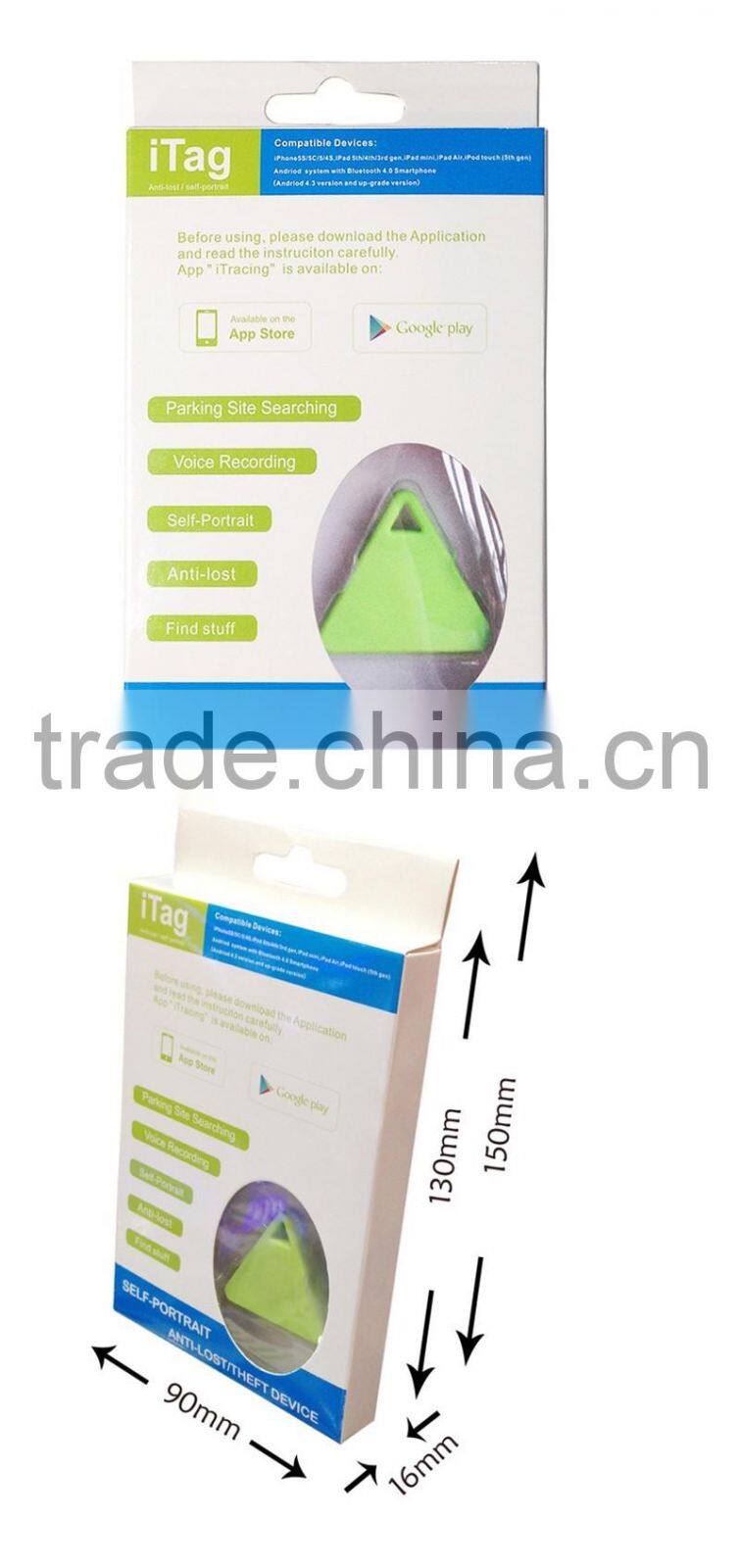 Fashion dress bluetooth anti lost alarm