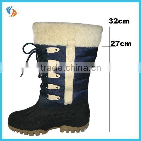 New Women Lace Up Fur Lined Winter Warm Snow Boots