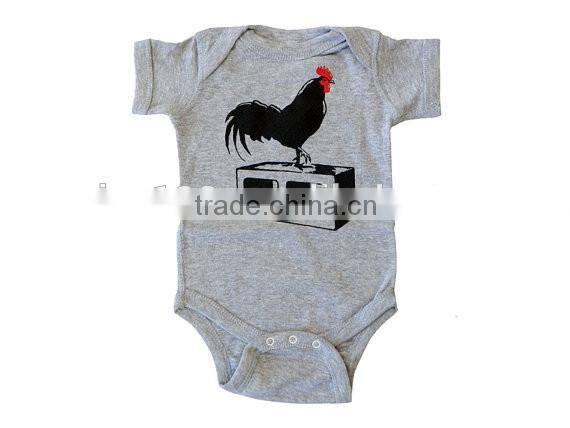 Free shipping organic baby onesie with 100 cotton high quality