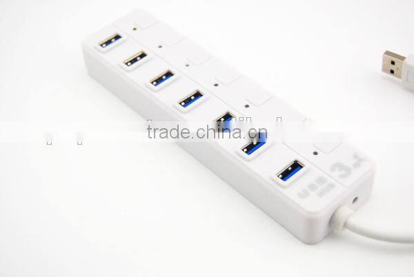 High speed multi 7 ports usb hub 3.0 for PC laptop notebook