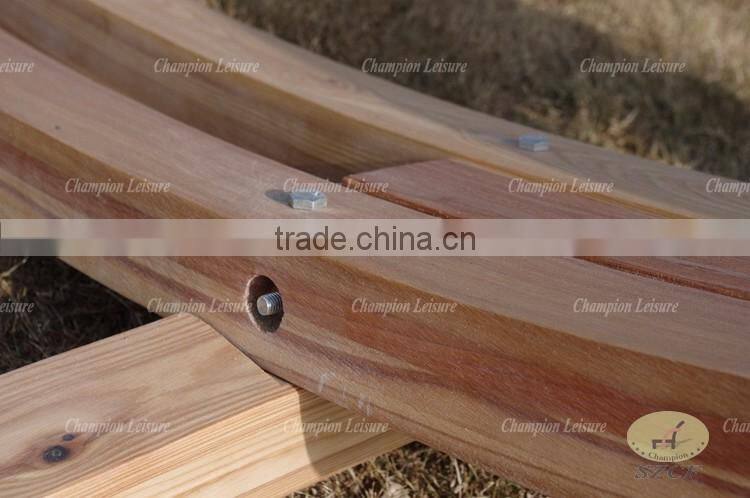 solid wood stand with hammock