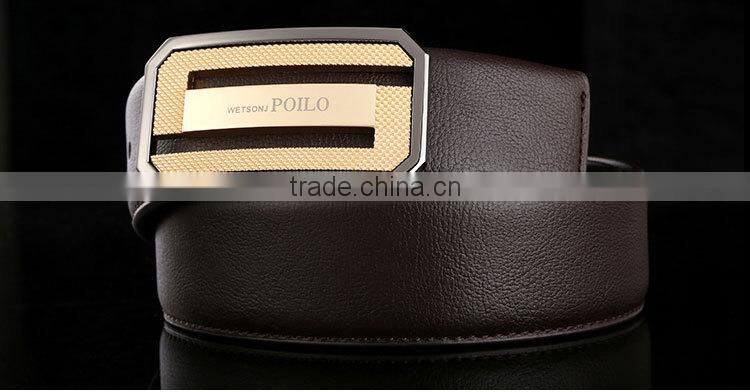 Wholesale fashion mens leather jeans genuine cowhide leather belts for men