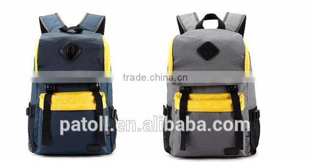 Fashionable stylish plain backpack