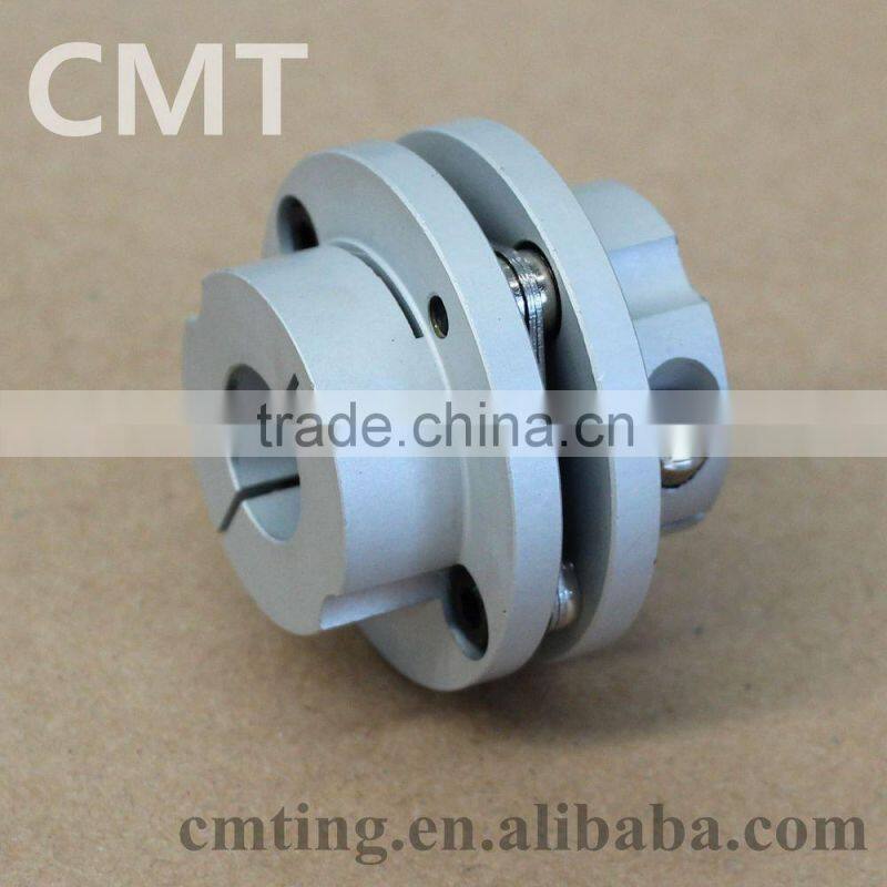 Aluminum flexible single steel disc couplings clamp type for servo motor