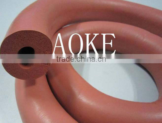 silicone sponge tube seal Round silicone Foam/high-tempature-resist/The silica gel pipe insulation