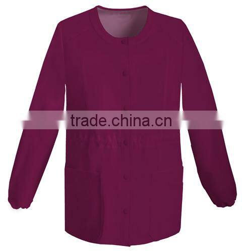 Women Doctor Nurse Hospital Uniform Warm-Up Jacket