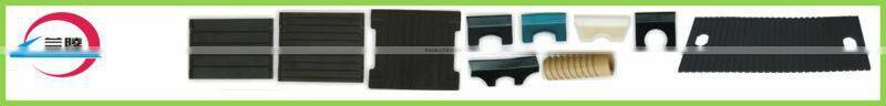 Loading weight 60kg grooved railway rubber pad