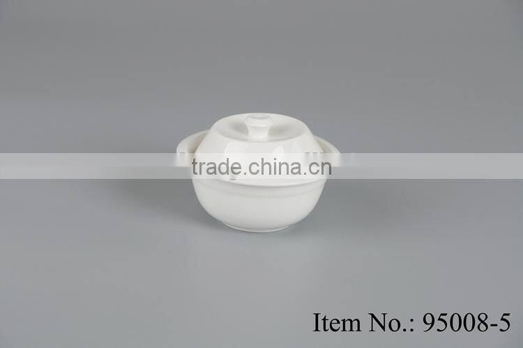 round white fine China ceramic soup tureen
