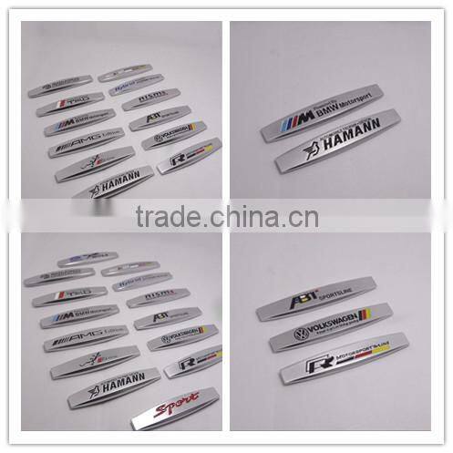Manufature Direct Sale Decorative Chrome Plated Car Fender Sticker