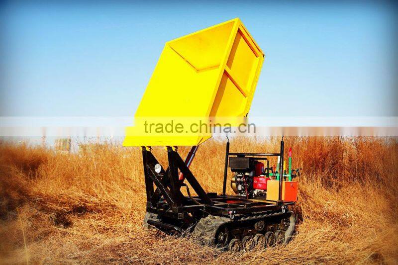load 1000kg diesel crawler carrier vehicle,SMAILL tracked carrier truck, MINI crawler carrier vehicle, tracked carrier