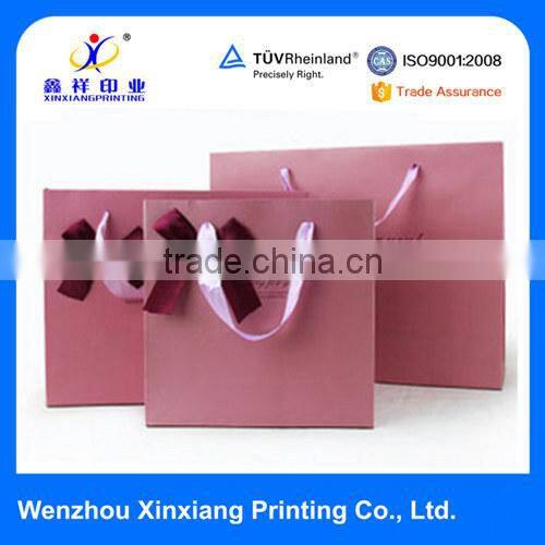 Custom Printing Fashion Design Recycled Brown Paper Bag With Logo Print