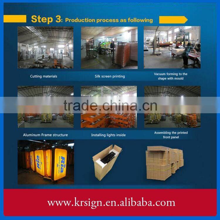 Customize Shape and led channel letter sign box for advertising