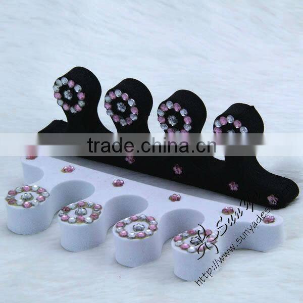2012 hot selling rhinestone toe separator