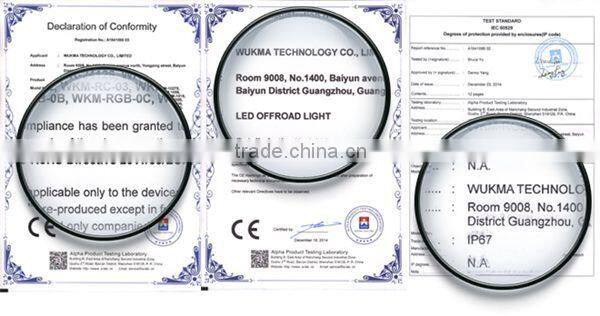 Car accessories , 9" 185W LED Driving Light High Intensity Black Red Led Work Light For Offroad 4x4 4WD 185W