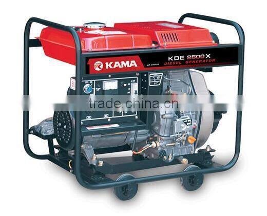 KAMA 2.0kva DC output Single phase small diesel generator for sale