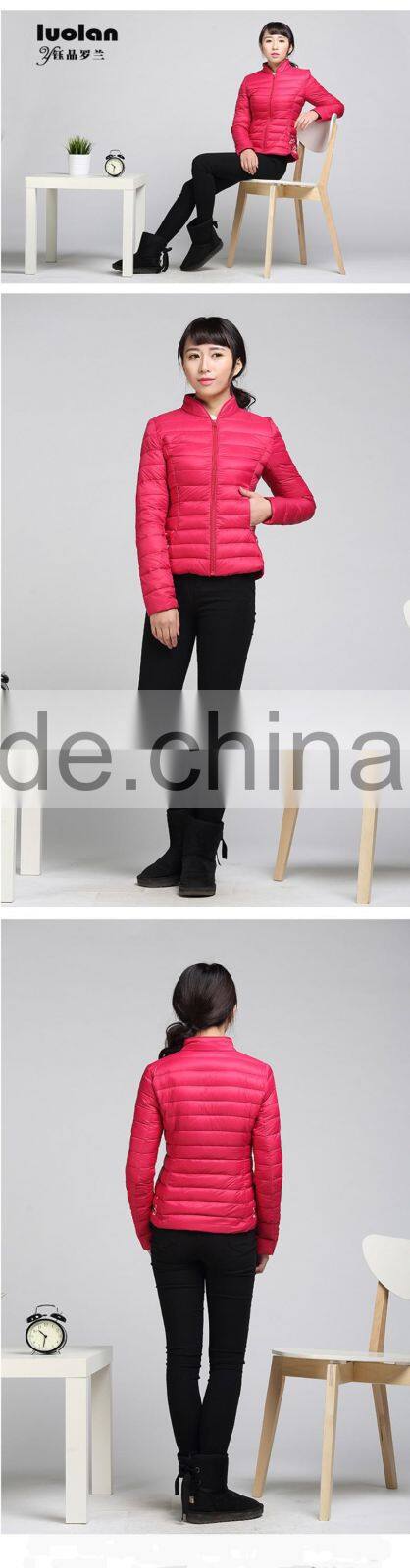 chinese clothing manufacturers outwear winter ladies down