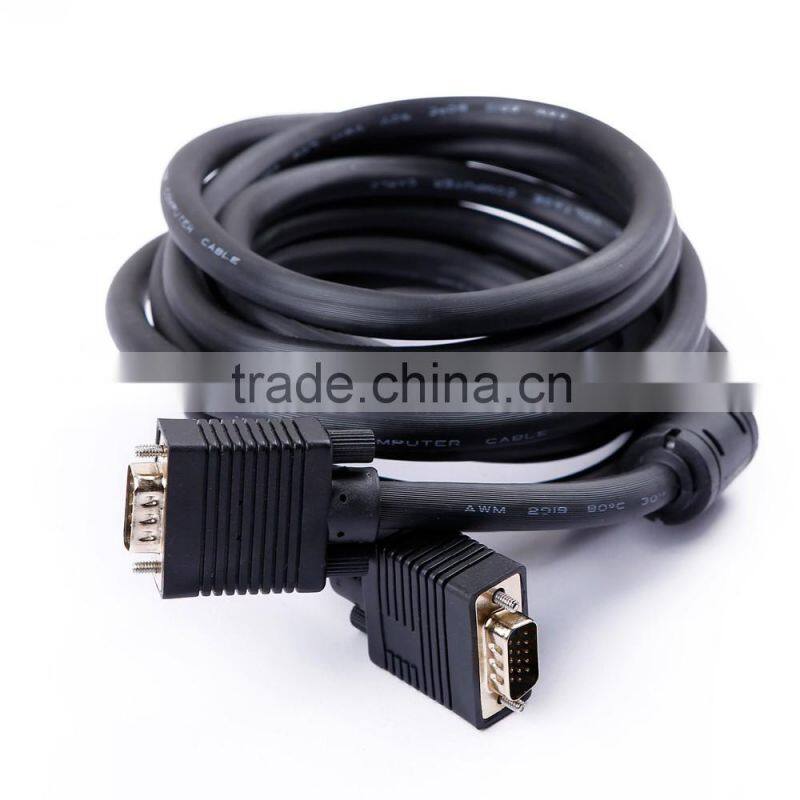Splitter VGA cable for computer VGA cable 15 PIN TO 15PIN M-M