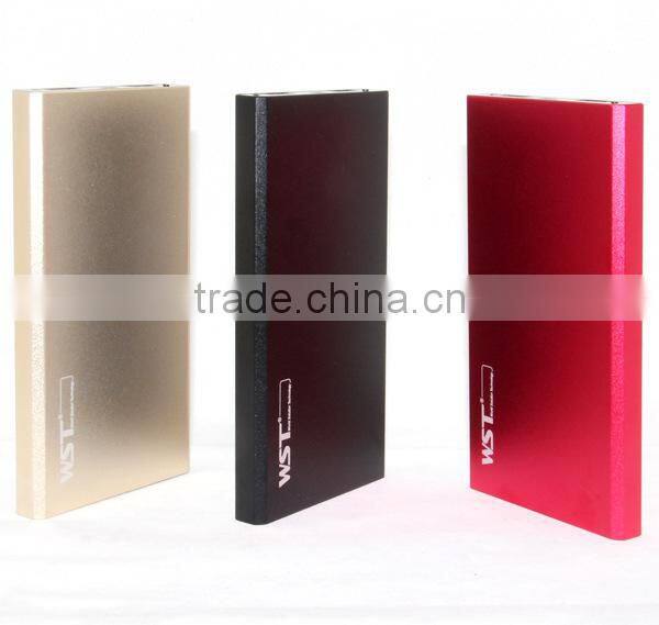 2015 New Online factory wholesale 13000mah portable mobile power bank/mobile power supply