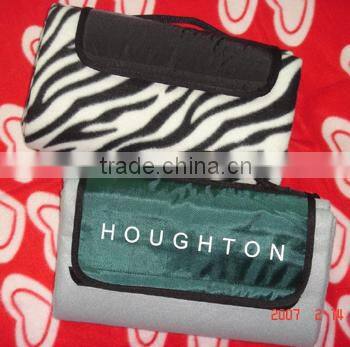 Printing polar fleece picnic rug