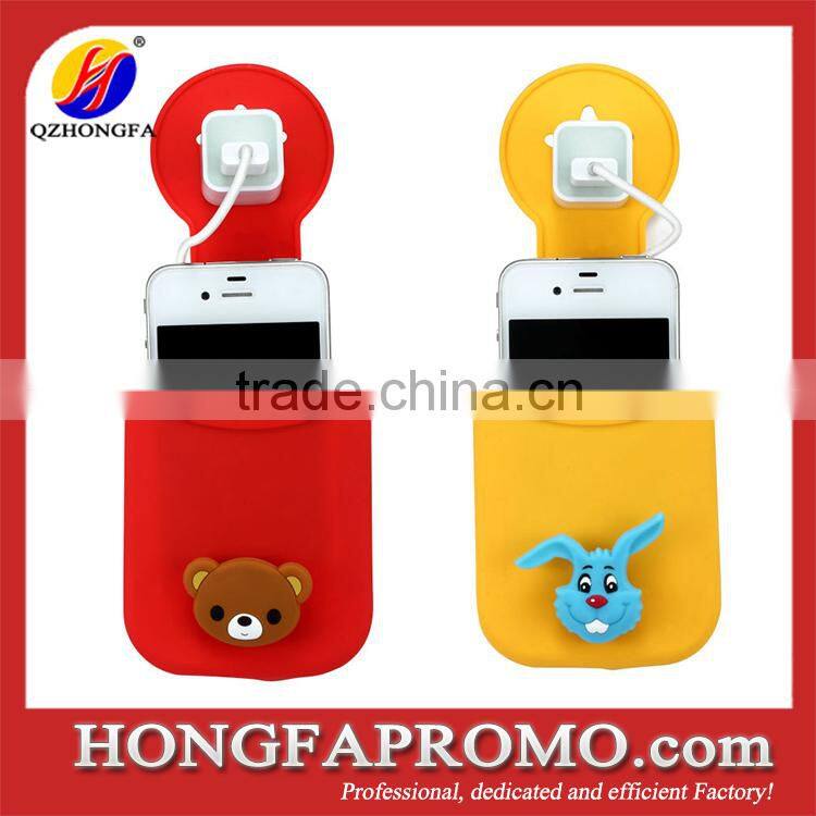 Mobile phone charging holder silicone phone holder