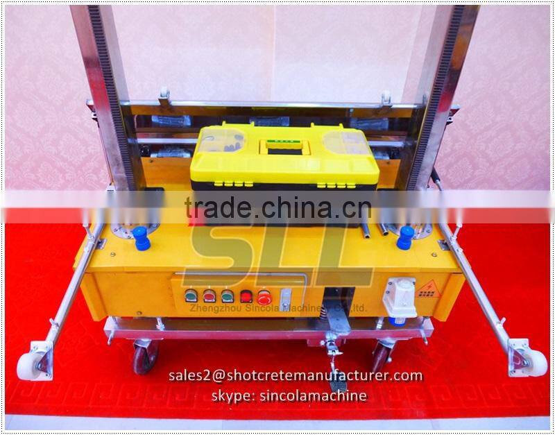 wholesale prices stainless wall plastering/Automatic rendering cement /gypsum /sand/lime mortar machine