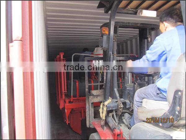 Tractor pulling mini sugarcane planter/sugarcane combine planter for fast planting