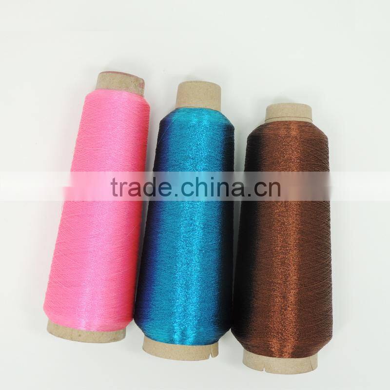 ST type Golden sparkle embroidery metallic yarn