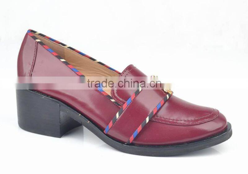 2014 new style fashion comfortable flat women casual leather shoes