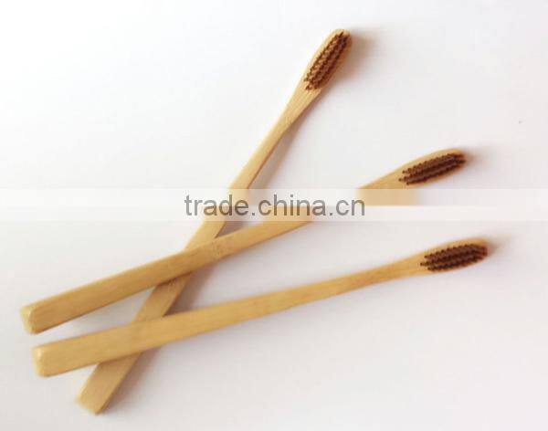 High quality hotel bamboo toothburshes with case