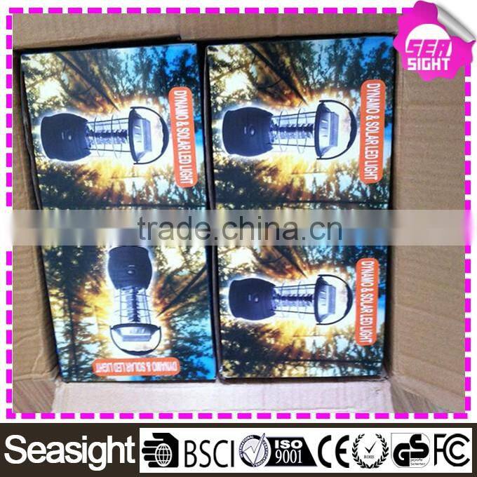 Solar camping light, hand crank camping solar light, 36 led solar camping lamp