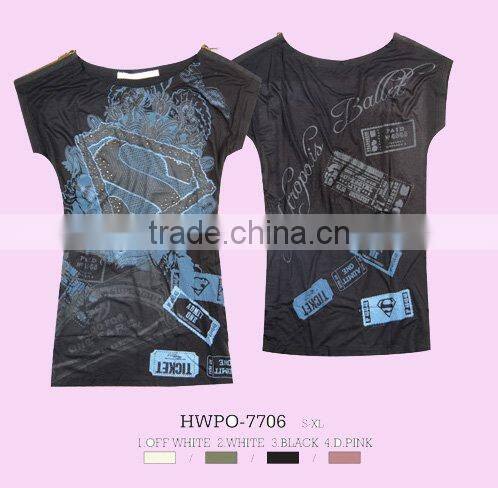 Glo-story cotton lycra women tshirts