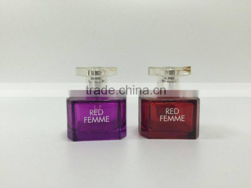 50ml Perfume Glass Bottle With Crimp Sprayer