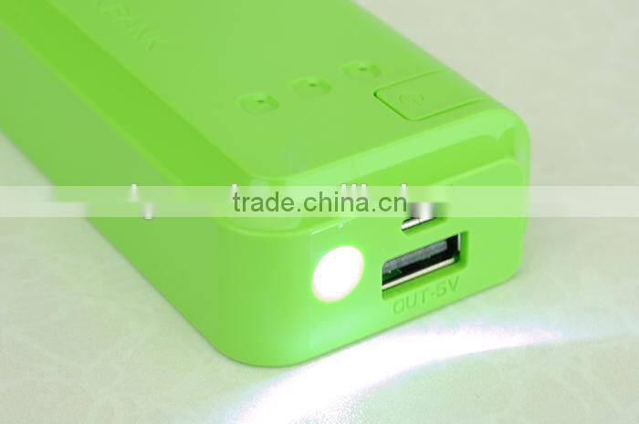 2015 New gift Phone accessory colorful 5000mah intelligent power banks for Mobiles
