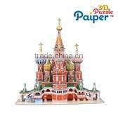 Christmas craft 3d paper puzzle ornament innovative toys for children