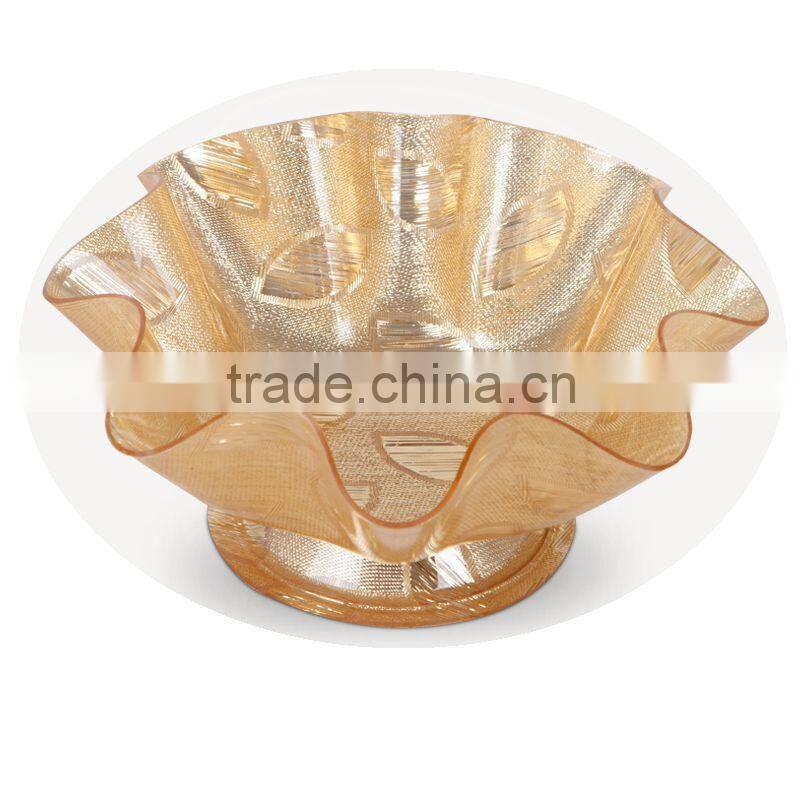 BPA free food safe acrylic fruit plate dry fruit plate