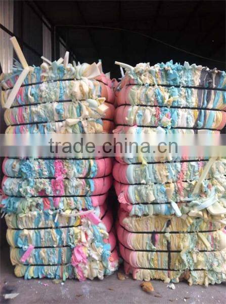 Baled PU scrap foam supplying by 100% credible factory