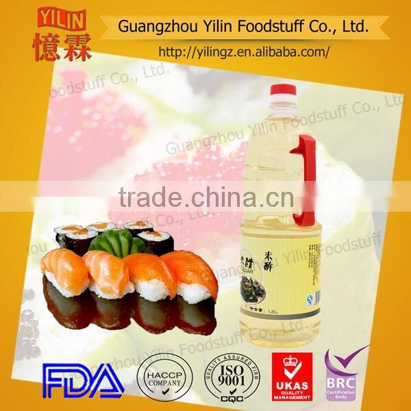high quality sushi product 1.8L Rice Vinegar from china manufacture with oem service