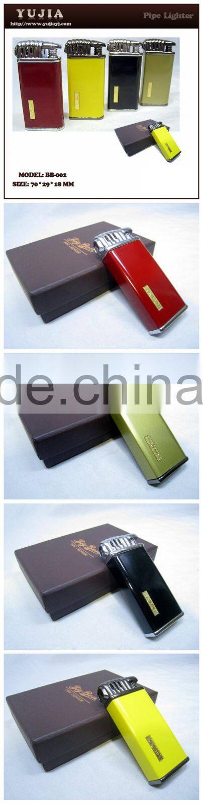 Colorful Oblique fire pipe lighter promotion ITEM